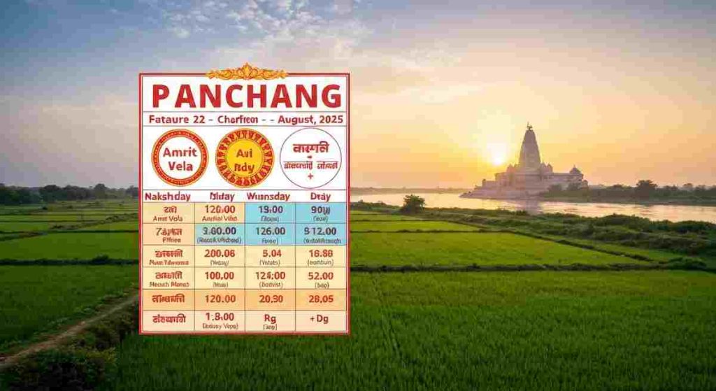 આજનું અલ્માનેક, 22 August ગસ્ટ 2025: કોઈ શુભ કાર્ય કરતા પહેલા, આજની શુભ અને અશુભતા જાણો … Post