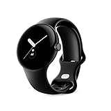 ગૂગલ પિક્સેલ વ Watch ચ - ફિટબિટ એક્ટિવિટી ટ્રેકિંગ સાથે Android સ્માર્ટવોચ - હાર્ટ રેટ ટ્રેકિંગ વ Watch ચ - મેટ બ્લેક સ્ટેનલેસ સ્ટીલ કેસ ઓબ્સિડિયન એક્ટિવ બેન્ડ સાથે