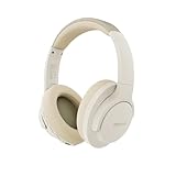 એમેઝોન બેઝિક્સ પ્રો સિરીઝ વાયરલેસ અવાજ એએનસી ઓવર ઇયર હેડફોન | બ્લૂટૂથ હેડસેટ | યુએસબી ચાર્જિંગ | 10 મીટર પેરિંગ અંતર | 74 કલાક બેટરી જીવન | 40 મીમી ડ્રાઇવરો | આઈપીએક્સ 4 રેટેડ (ન રંગેલું .ની કાપડ)