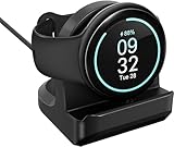 એમજીઆરજે® નોન-સ્લિપ સિલિકોન ચાર્જિંગ ડોક ધારક ગૂગલ પિક્સેલ વ Watch ચ 2 (2023) (2023) માટે સુસંગત છે (ઇન્ટિગ્રેટેડ કેબલ મેનેજમેન્ટ) (બ્લેક)