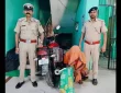कांवरिया के भेष में शराब की तस्करी करता पकड़ा गया ओडिशा का व्यक्ति