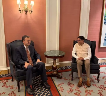 वित्तमंत्री ओपी चौधरी ने वाशिंगटन डी.सी. में मिनिस्टर आशुतोष जिंदल से की मुलाकात