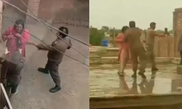 पाकिस्तान में महिला पर पुलिसकर्मियों का हमला, वीडियो वायरल