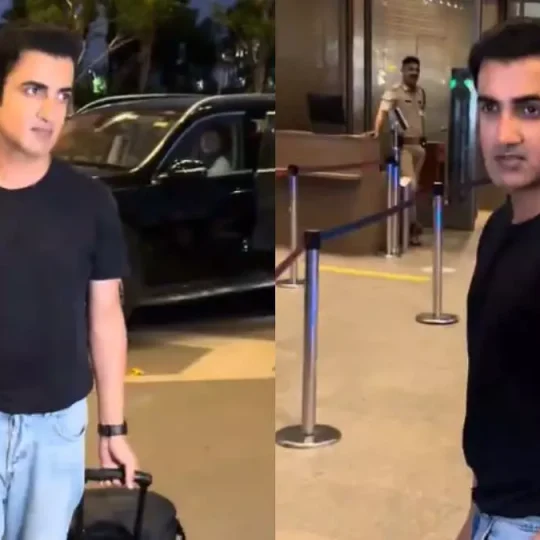 एयरपोर्ट पर पपराज़ी के साथ 'Gautam Gambhir' का विनम्र पल वायरल