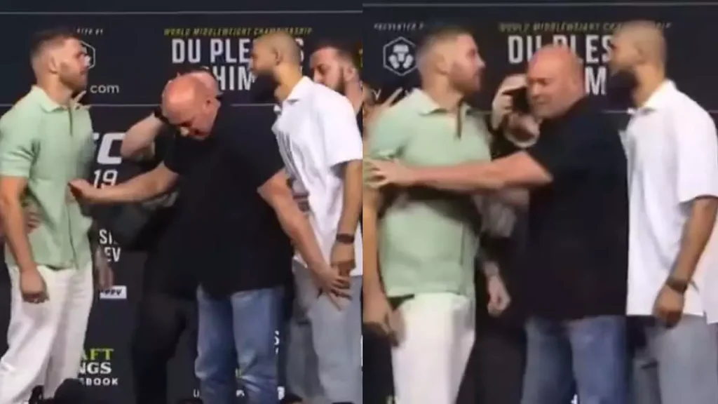 UFC 319 से पहले ड्रिकस डू प्लेसिस और खमज़त चिमाएव के बीच जबरदस्त तनातनी