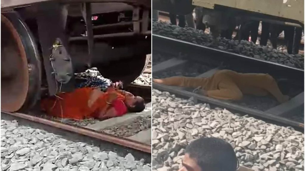 बेगूसराय रेलवे स्टेशन पर दो महिलाएं पटरी पर लेट गईं। उनके ऊपर से मालगाड़ी...