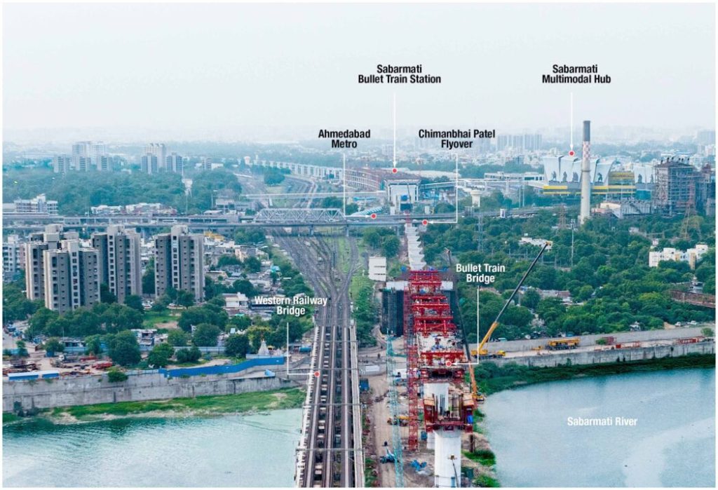 12 માળની બિલ્ડિંગ જેટલી 36 મીટર ઉંચાઈનો  બ્રિજ બનશે સાબરમતી નદી પર