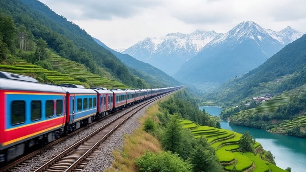 यह रेलवे लाइन न सिर्फ अक्साई चिन के विवादित क्षेत्र से गुजरेगी, बल्कि LAC के...