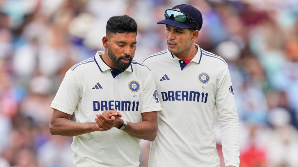 मोहम्मद सिराज की शान में  भारतीय टेस्ट टीम के कप्तान शुभमन गिल ने अपना दिल...