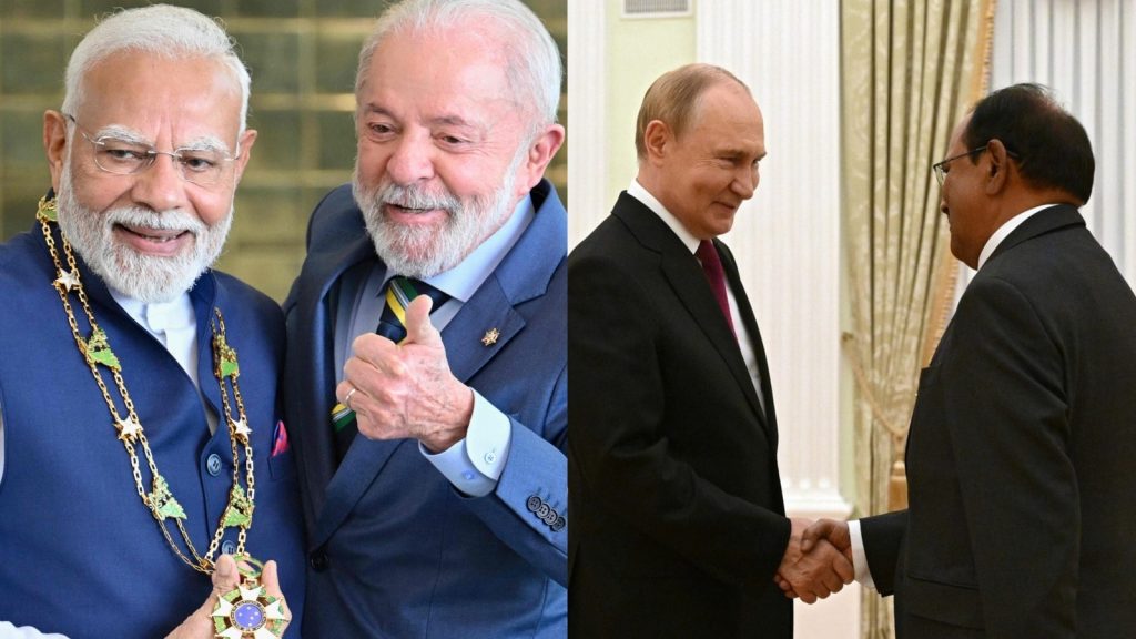 ભારત રશિયા અને બ્રાઝિલ સાથે energy ર્જા અને સંરક્ષણ ભાગીદારીને મજબૂત બનાવી રહ્યું છે … भारत रूस के साथ ऊर्जा और रक्षा साझेदारी मजबूत कर रहा है और ब्राजील के साथ...