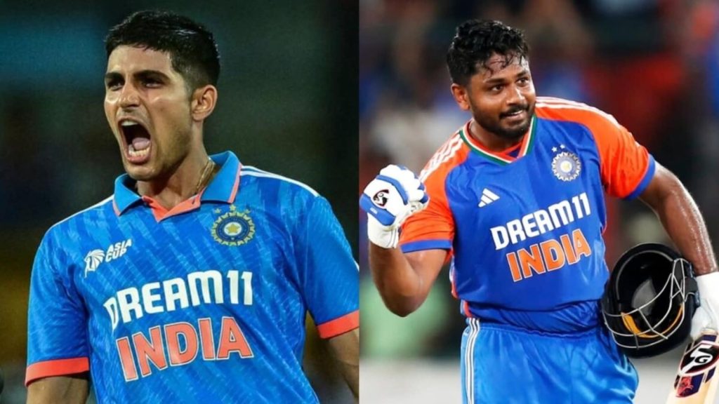 संजू सैमसन ने वैसे 42 T20I खेले है, मगर शुभमन गिल को अभी 21 मैच खेलने का मौका मिला...