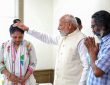 कल्पना के सिर PM का हाथ, रो पड़े हेमंत; शिबू सोरेन को दिग्गजों ने ऐसे किया नमन;...