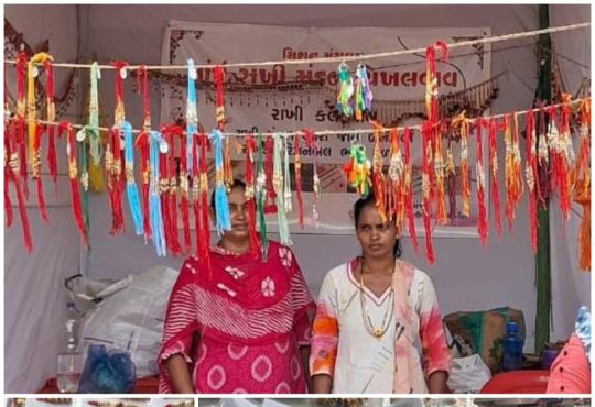 સખીમંડળની પ્રત્યેક બહેનોએ રાખડી બનાવીને વાર્ષિક રૂ. ૭૨,૦૦૦ની આવક મેળવી