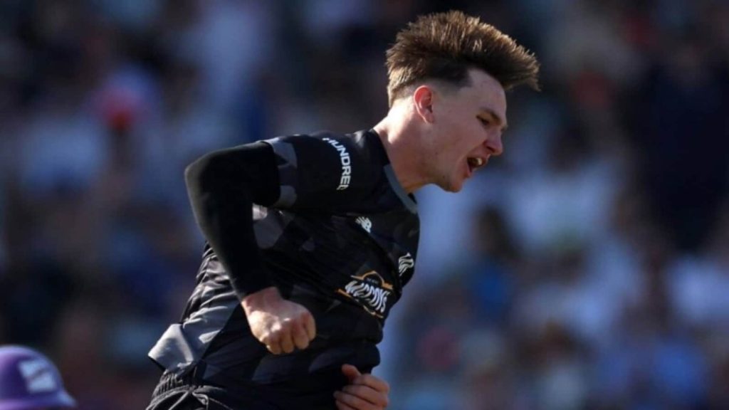 Sonny Baker takes hat-trick: सन्नी बेकर ने द हंड्रेड टूर्नामेंट में हैट्रिक लेने का कारनामा...