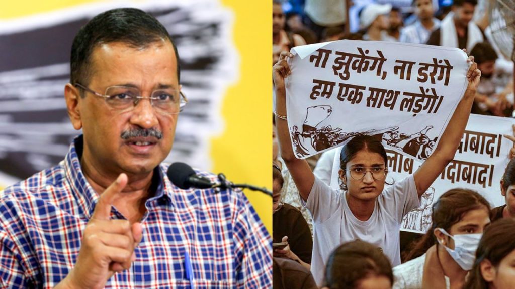 अरविंद केजरीवाल ने एक्स पर कहा कि भाजपा की तानाशाही और गुंडागर्दी देखिए. SSC...