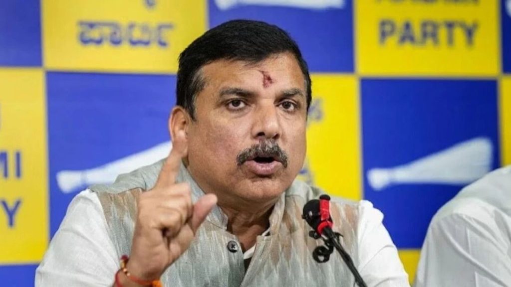 आम आदमी पार्टी (आप) के वरिष्ठ नेता और राज्यसभा सांसद संजय सिंह ने संसद में...