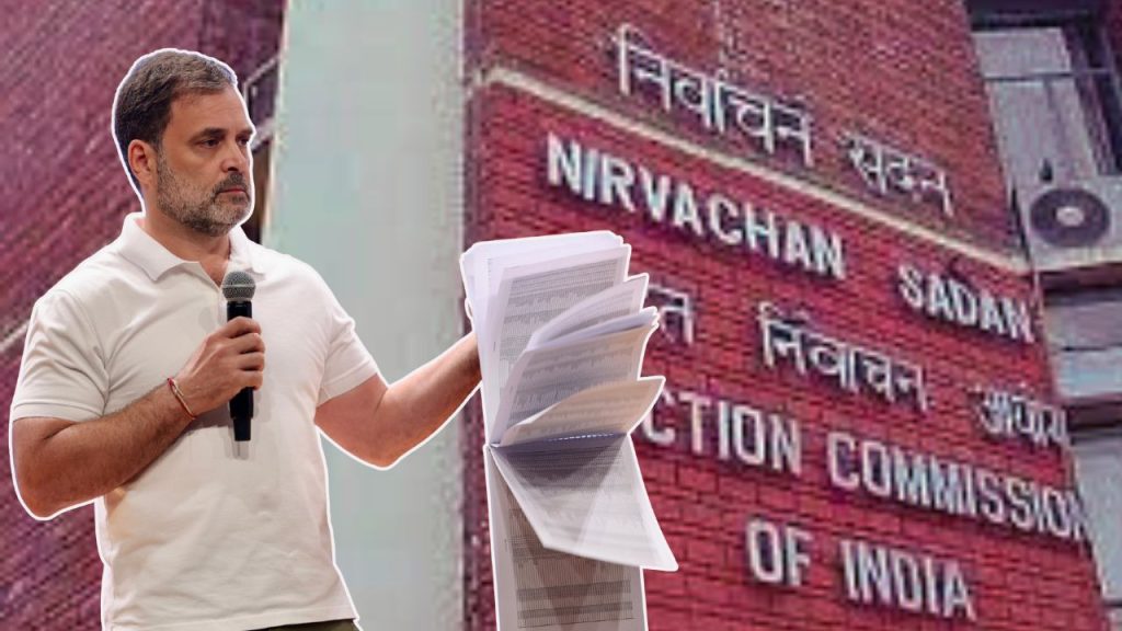 चुनाव आयोग ने शुक्रवार को कांग्रेस नेता राहुल गांधी पर तीखा हमला बोला और...