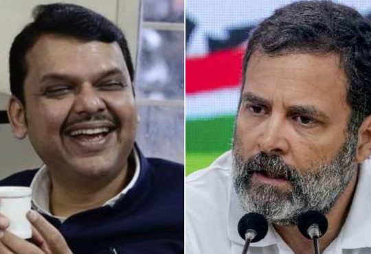 महाराष्ट्र के मुख्यमंत्री देवेंद्र फडणवीस ने कहा, 'राहुल गांधी इन दिनों...