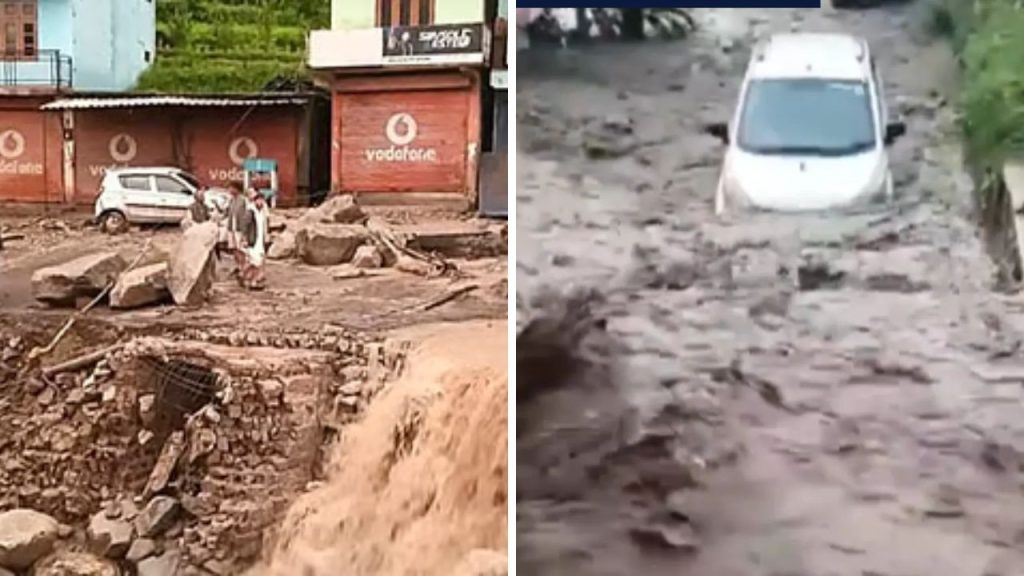 હિમાચલ પ્રદેશના મંડીમાં અચાનક પૂરને કારણે ચંદીગ hand- મનાલી રાષ્ટ્રીય … हिमाचल प्रदेश के मंडी में अचानक आई बाढ़ से चंडीगढ़-मनाली राष्ट्रीय...