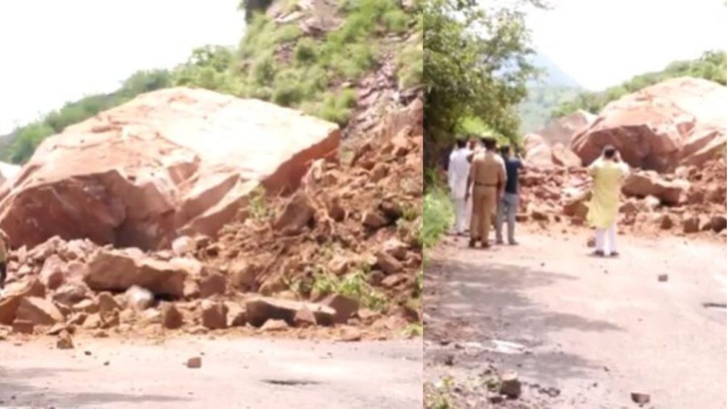 जम्मू-कश्मीर के उधमपुर जिले में दरसू इलाके में लखनपुर-उधमपुर को जोड़ने...