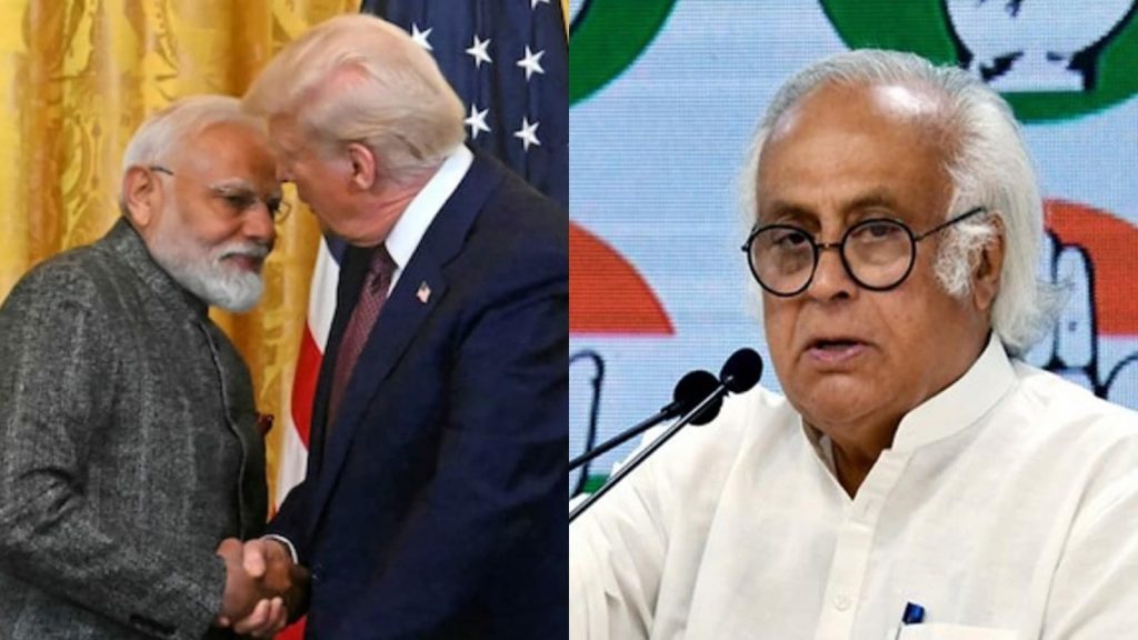 યુએસ રાષ્ટ્રપતિ ડોનાલ્ડ ટ્રમ્પે ફરી એકવાર ભારતને ધમકી આપી છે. ટ્રમ્પ … अमेरिकी राष्ट्रपति डोनाल्ड ट्रंप ने एक बार फिर भारत को धमकी दी है। ट्रंप...