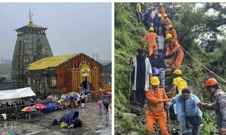 उत्तरकाशी जिले के धराली गांव में खीर गंगा नदी में अचानक आए सैलाब में लापता...