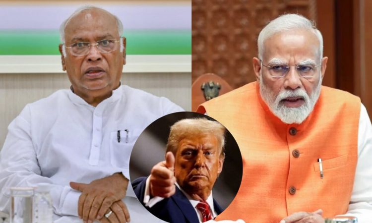 Kharge taunts Modi on Trump tariff: कांग्रेस अध्यक्ष ने पीएम मोदी पर तंज कसते हुए कहा कि आपके...