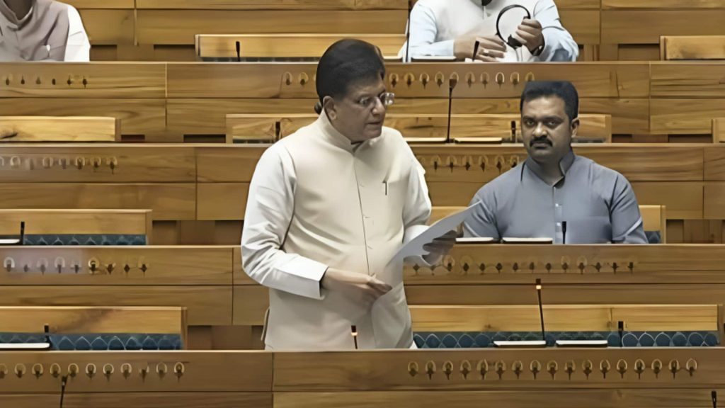 अमेरिकी टैरिफ पर संसद में पीयूष गोयल ने कहा- समीक्षा कर रहे, हितों की रक्षा करेंगे