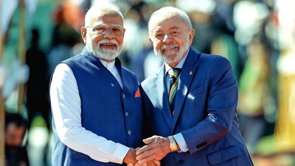 मोदी ने सोशल मीडिया पर कहा कि लूला के साथ उनकी 'अच्छी बातचीत' हुई , जिनसे...