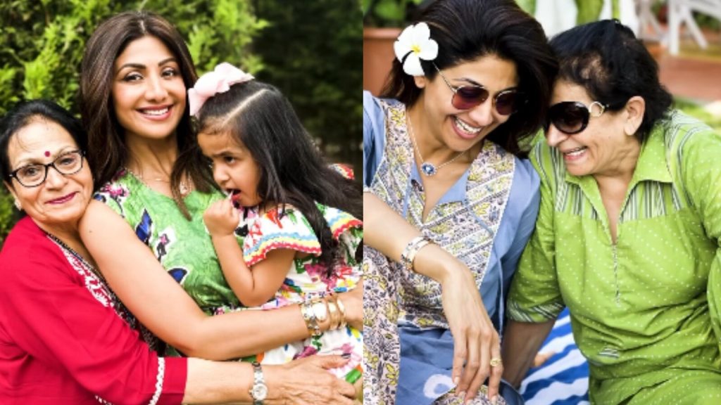 बॉलीवुड एक्ट्रेस शिल्पा शेट्टी ने अपनी सास को जन्मदिन की बधाई देते हुए एक...