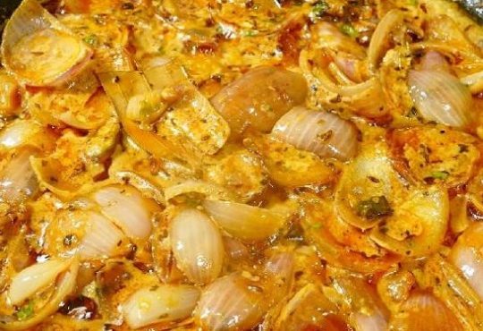 malai pyaj curry