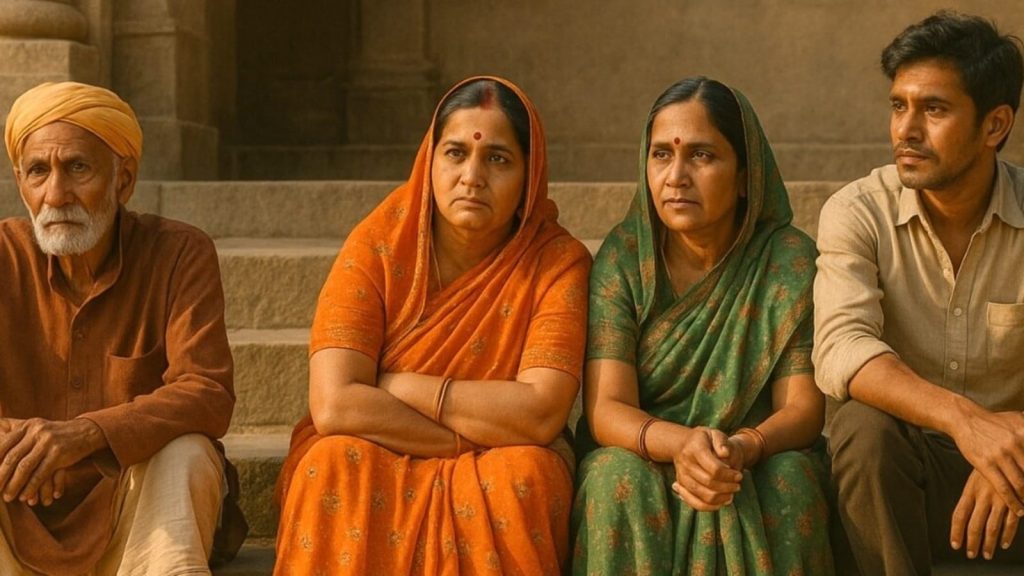 મંદિરની સીડી પર બેસવું: તમે નોંધ્યું હશે કે કેટલાક લોકો મંદિરમાં ભગવાનને જોયા પછી … Sitting on Temple Stairs: आपने गौर किया होगा कि कुछ लोग मंदिर में भगवान के दर्शन के बाद...