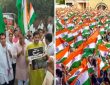 मथुरा में भाजपा की तिरंगा यात्रा के दौरान पूर्व ऊर्जा मंत्री के साथ फोटो...