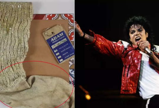 Michael Jackson old stained sock sells for more than 8000 USD