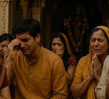 Crying In Temple: कई बार ऐसा होता है कि मंदिर में भगवान की मूर्ति निहारते-निहारते कई...