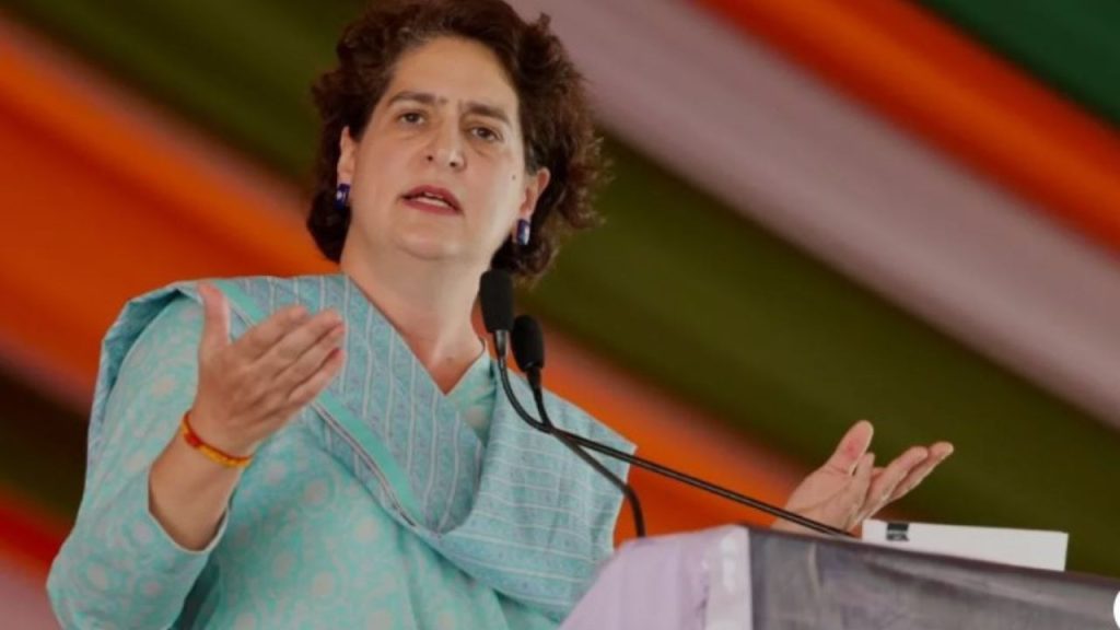 વિધાનસભાની ચૂંટણી પહેલા કોંગ્રેસના સાંસદ પ્રિયંકા વાડ્રા મતદારો … कांग्रेस सांसद प्रियंका गांधी वाड्रा ने विधानसभा चुनाव से पहले मतदाता...