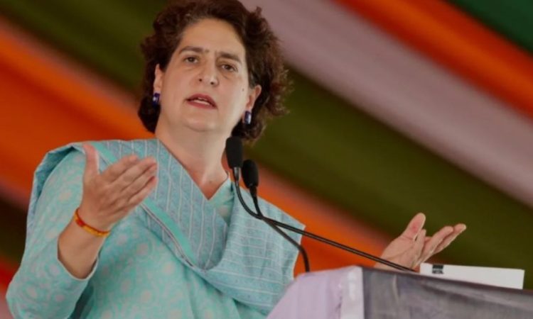 कांग्रेस सांसद प्रियंका गांधी वाड्रा ने विधानसभा चुनाव से पहले मतदाता...