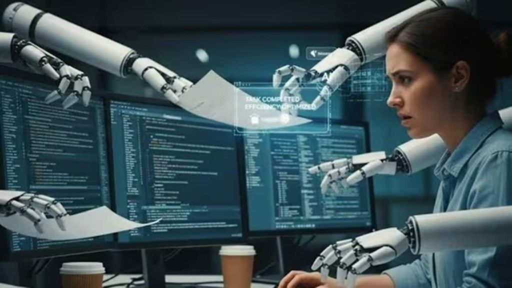 એઆઈ auto ટોમેશનને કારણે, 22-25 વર્ષના યુવાનોની નોકરીની તકો ઓછી થઈ રહી છે …. AI ऑटोमेशन की वजह से 22–25 साल के युवा नौजवानों की नौकरी के अवसर घट रहे हैं।...