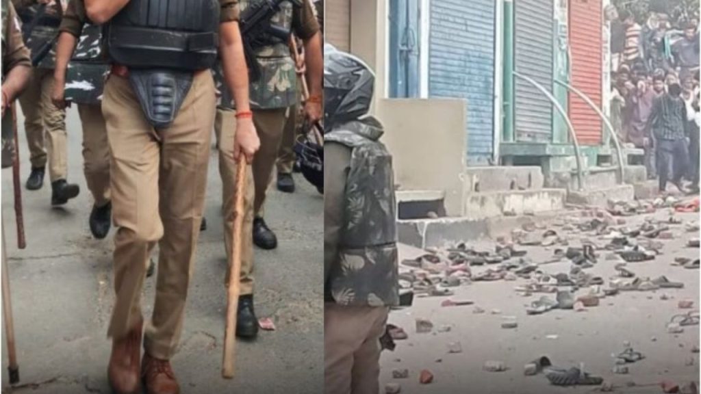 હરિયાણાના નુહ જિલ્લામાં ગામ મુદાકામાં મંગળવારે બે જૂથો વચ્ચે હિંસક … हरियाणा के नूंह जिले के गांव मुड़ाका में मंगलवार को दो गुटों के बीच हिंसक...