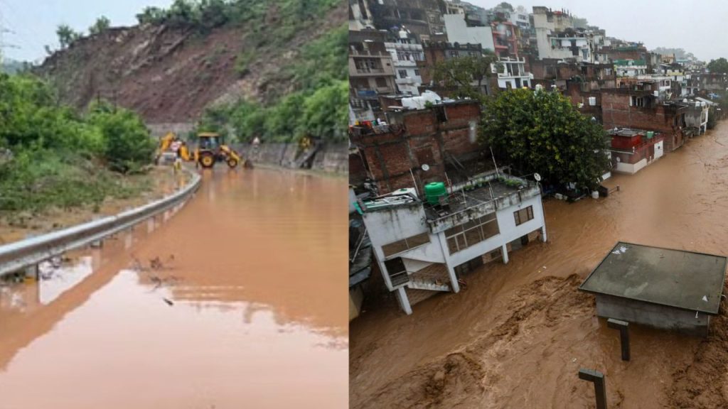 जम्मू-कश्मीर में लगातार हो रही बारिश की वजह से वहां के लोगों का जीवन बुरी...