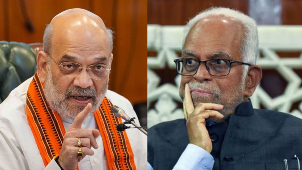 एनडीए के उम्मीदवार सीपी राधाकृष्णन और विपक्ष के उम्मीदरवार सुदर्शन...