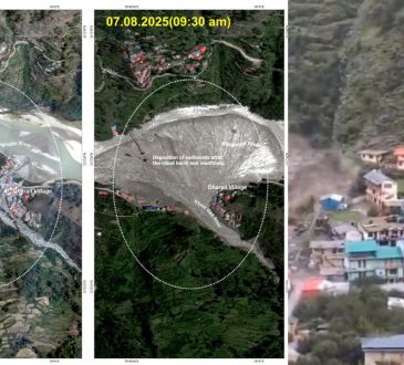 INSAT-3DR और भुवन मैप से ली गई ताजा सैटेलाइट तस्वीरों में देहरादून, चकराता,...