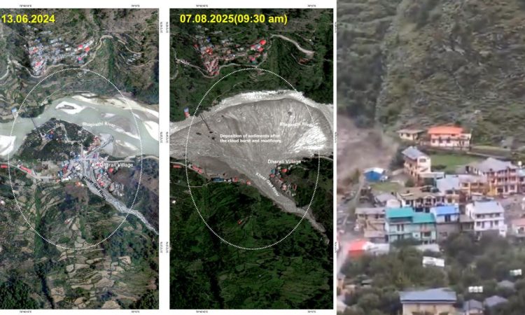 INSAT-3DR और भुवन मैप से ली गई ताजा सैटेलाइट तस्वीरों में देहरादून, चकराता,...