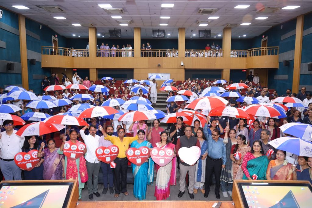 ‘અંગદાનથી જીવનદાન’ના સંદેશ સાથે અંગદાનને જનઆંદોલન બનાવવા પ્રેરણા અપાઈ