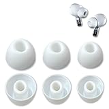 ક્રાયસેન્ડો સિલિકોન કંઈ નથી કાન 2 ઇયરબડ્સ ઇયરટિપ્સ | રિપ્લેસમેન્ટ સિલિકોન ઇયરટિપ્સ ઇયરપ્લગ | પીડા ઘટાડવી, એન્ટિ-સ્લિપ ઇયરજલ્સ | ચાર્જિંગ કેસમાં સંપૂર્ણ રીતે બંધબેસે છે (એસ, એમ, એલ - 3 જોડી) (સફેદ)