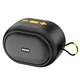 16 કલાક સુધી પ્લેટાઇમ, 52 મીમી ગતિશીલ ડ્રાઇવર, 12 ડબલ્યુ આઉટપુટ બ્લૂટૂથ વાયરલેસ સ્પીકર (બ્લેક) સાથે જોડી સાથે ડબસ્ટેપ પ pop પ 1200