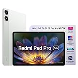 રેડમી પેડ પ્રો 5 જી | સ્નેપડ્રેગન 7 એસ જનરલ 2 | 12.1-ઇંચ/30.7 સે.મી. એક્સએલ ડિસ્પ્લે | 33+ દિવસ અલ્ટ્રા-લાંબી સ્ટેન્ડબાય | 10000 એમએએચ (ટાઇપ) બેટરી | હાયપરઓસ દ્વારા સંચાલિત | 8 જીબી, 256 જીબી | Wi-Fi 6 + 5G | ઝડપી ચાંદી