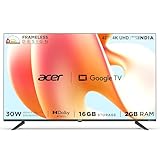 એસર 109 સે.મી. (43 ઇંચ) જી પ્લસ સિરીઝ 4 કે અલ્ટ્રા એચડી એલઇડી સ્માર્ટ ગૂગલ ટીવી એઆર 43 યુડીજીઆર 2851 એડી