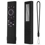 ઓબો સ્માર્ટ ટીવી સિલિકોન રિમોટ કવર સેમસંગ ક્યુએલડી ટીવી ટીએમ 2280E બીએન 68-13897 એ સાથે સુસંગત છે, રિમોટ લૂપ (બ્લેક) [Remote NOT Included]