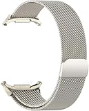 મેયર ફક્ત સેમસંગ ગેલેક્સી વ Watch ચ અલ્ટ્રા 2 (2025)/અલ્ટ્રા (2024) માટે મહિલા પુરુષો માટે, મેગ્નેટિક મેટલ ચેઇન લૂપ એડજસ્ટેબલ સ્ટ્રેપ રિપ્લેસમેન્ટ સેમસંગ ગેલેક્સી વ Watch ચ 7 અલ્ટ્રા/વ Watch ચ 8 અલ્ટ્રા 47 એમએમએનલી (સ્ટારલાઇટ)